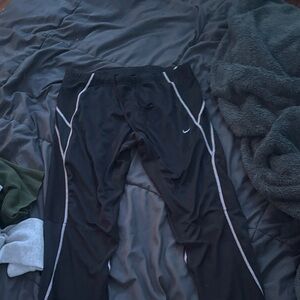Nike Black and Gray Leggings